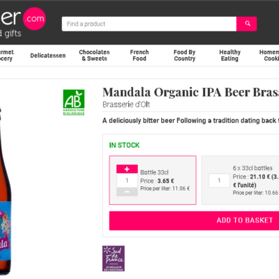 French company sells beer bottles with pictures of Hindu deities [Saint Geniez d’Olt, France ]