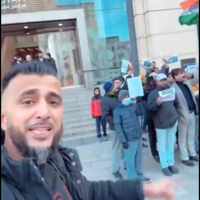 Shakeel Afsar abuses Indians; calls Hindu Dharma a ‘Cult’ [ London, United Kingdom ]