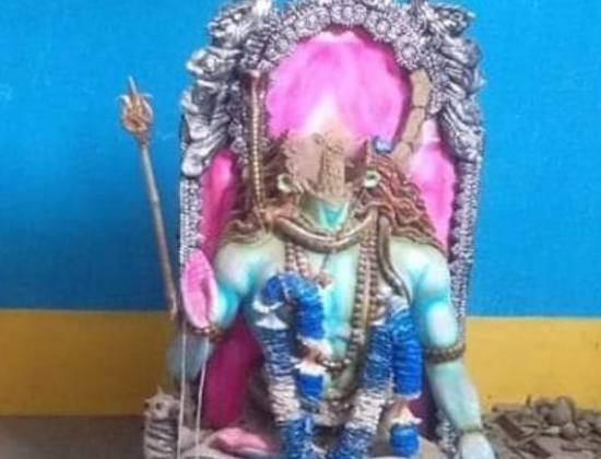 Sacred idol of Lord Shiva vandalised in Talibani style [ West Bengal, India ]