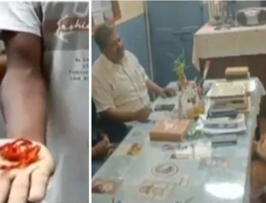 Missionary school beats & punishes Hindu student for wearing Kalawa [ Jharkhand, India ]