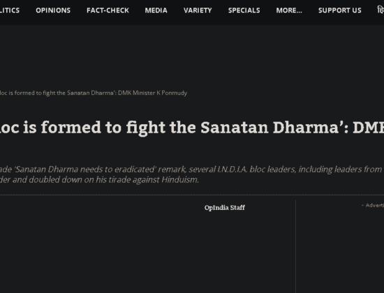 ‘There is no disagreement in the I.N.D.I.A. bloc with respect to eradicating Sanatan Dharma’: DMK Minister K Ponmudy [ Tamil Nadu, India ]