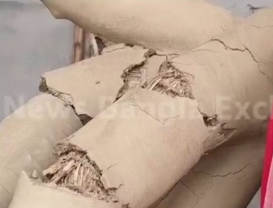 Maa Durga’s idol vandalised in Nadia [ West Bengal, India ]
