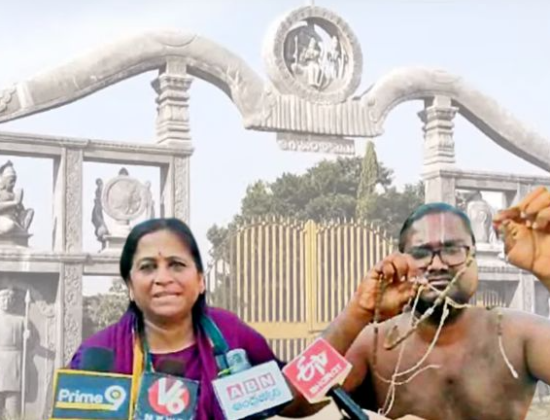 Encroachers attack temple staff including Pandit for opposing to illegal encroachment of temple land [ Andhra Pradesh, India ]