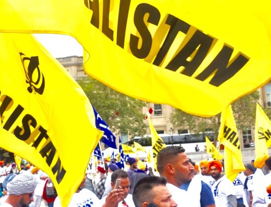 Khalistan supporters raise anti-Hindu & anti-India chants outside Indian Consulate [ Brisbane, Australia ]