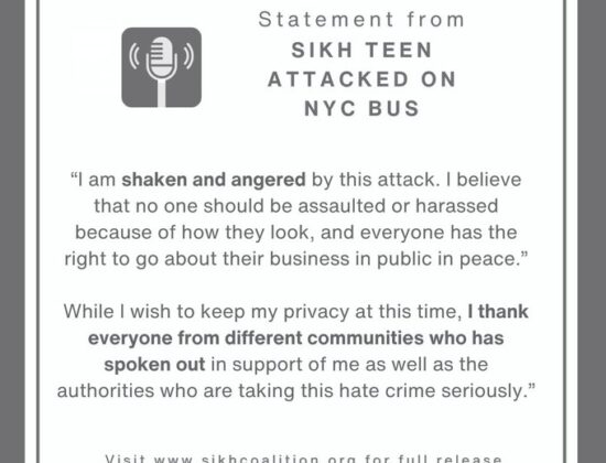 19-year-old, Sikh boy attacked on a bus for wearing a turban [ New York City, U.S.A ]
