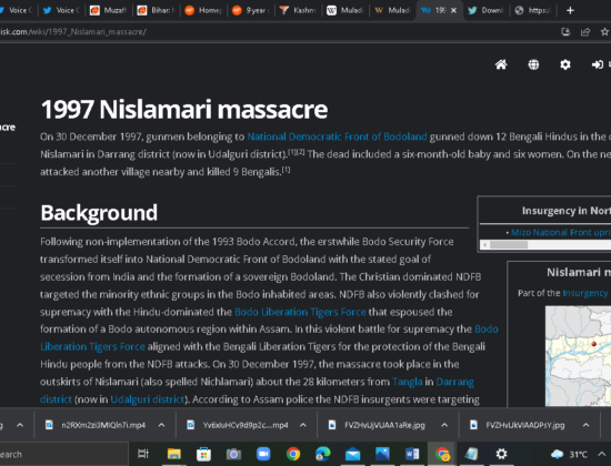 Nislamari Massacre [ Assam, India]