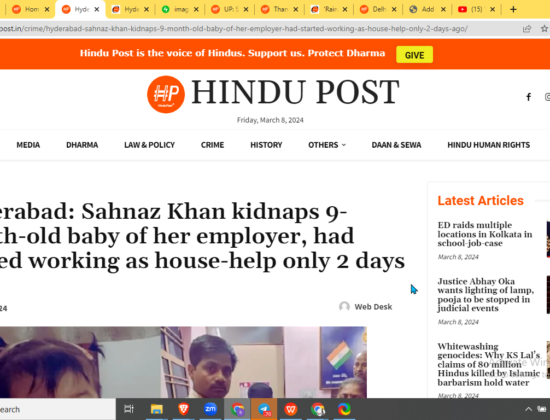 Swift Police Operation Rescues Abducted 9-Month-Old [Hyderabad, India]