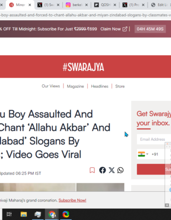 Minor Hindu Boy Assaulted and Forced to Chant Islamic Slogans by Classmates [Motipur, Bihar]