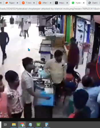 Hindu Shopkeeper Assaulted by Islamist Mob [Hyderabad, Telangana]