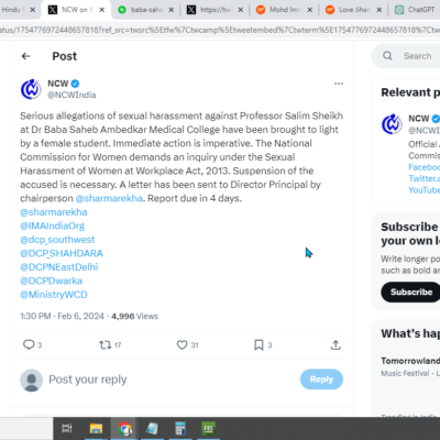 13 Hindus female abuse by Muslim Prof Saleem Sheikh [New Delhi, India]