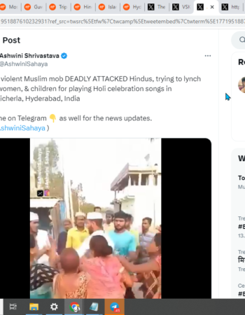 Holi Celebrations Trigger Clash [Hyderabad, Telangana]