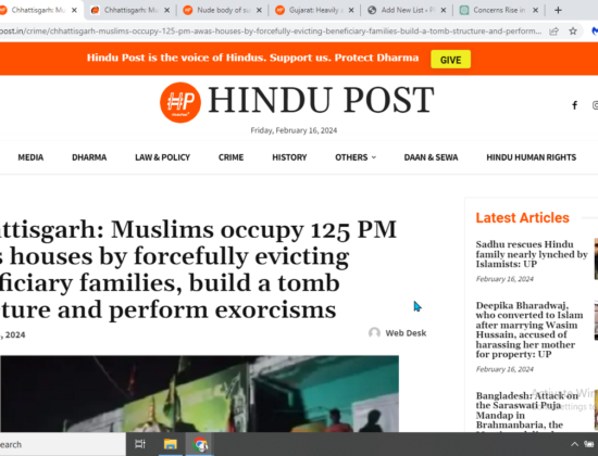 Muslims occupy 125 PM Awas and build a tomb [Bilaspur, Chhattisgarh]