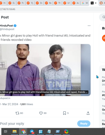 Muslim Faizal Ahmed, rapes and murders Hindu woman [Delhi]