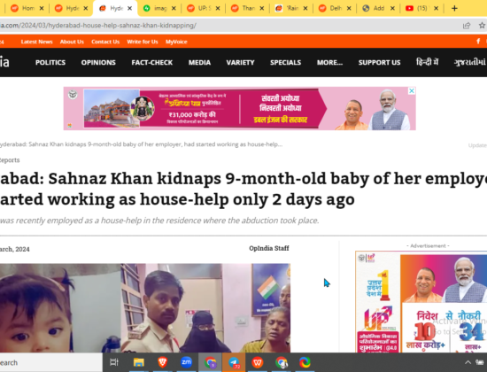 Swift Police Operation Rescues Abducted 9-Month-Old [Hyderabad, India]