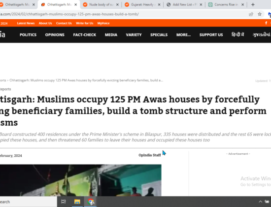 Muslims occupy 125 PM Awas and build a tomb [Bilaspur, Chhattisgarh]