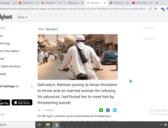 Acid on Face for refusing his advances [Dehradun, Uttarakhand]