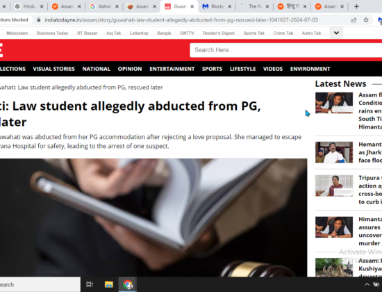 Law Student Abducted by Ashraf Zaman for Refusing Love Proposal [Guwahati, Assam]