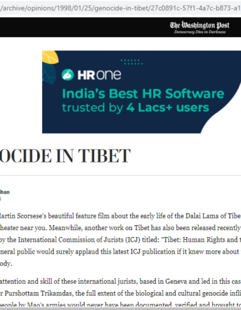 Genocide of Sanatani People in Tibet 1959 [Tibet]